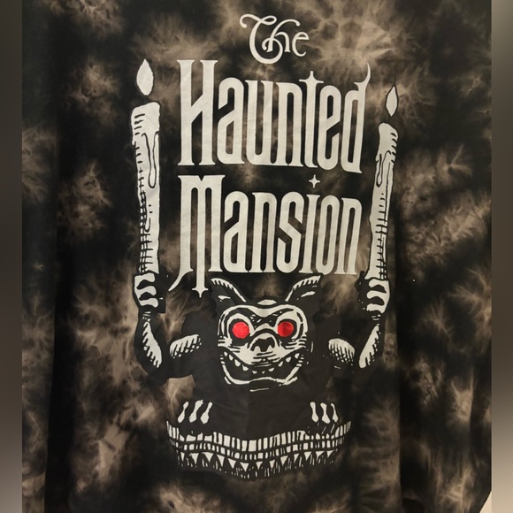 ✨Her Universe Disney The Haunted Mansion Gargoyle Girls Crop Sz Small T-Shirt✨ - Picture 6 of 12